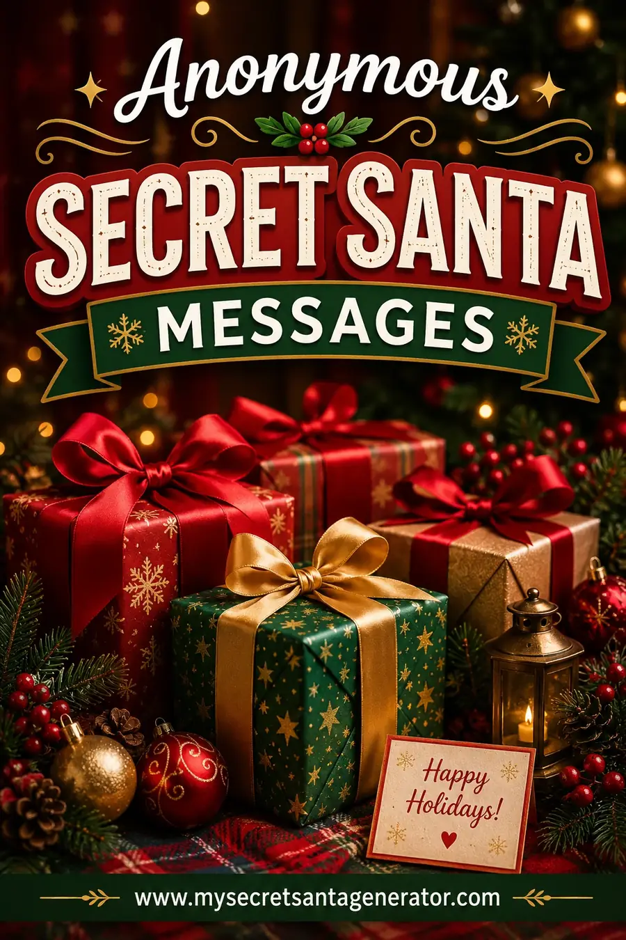 Anonymous Secret Santa Messages: What to Write Before the Reveal