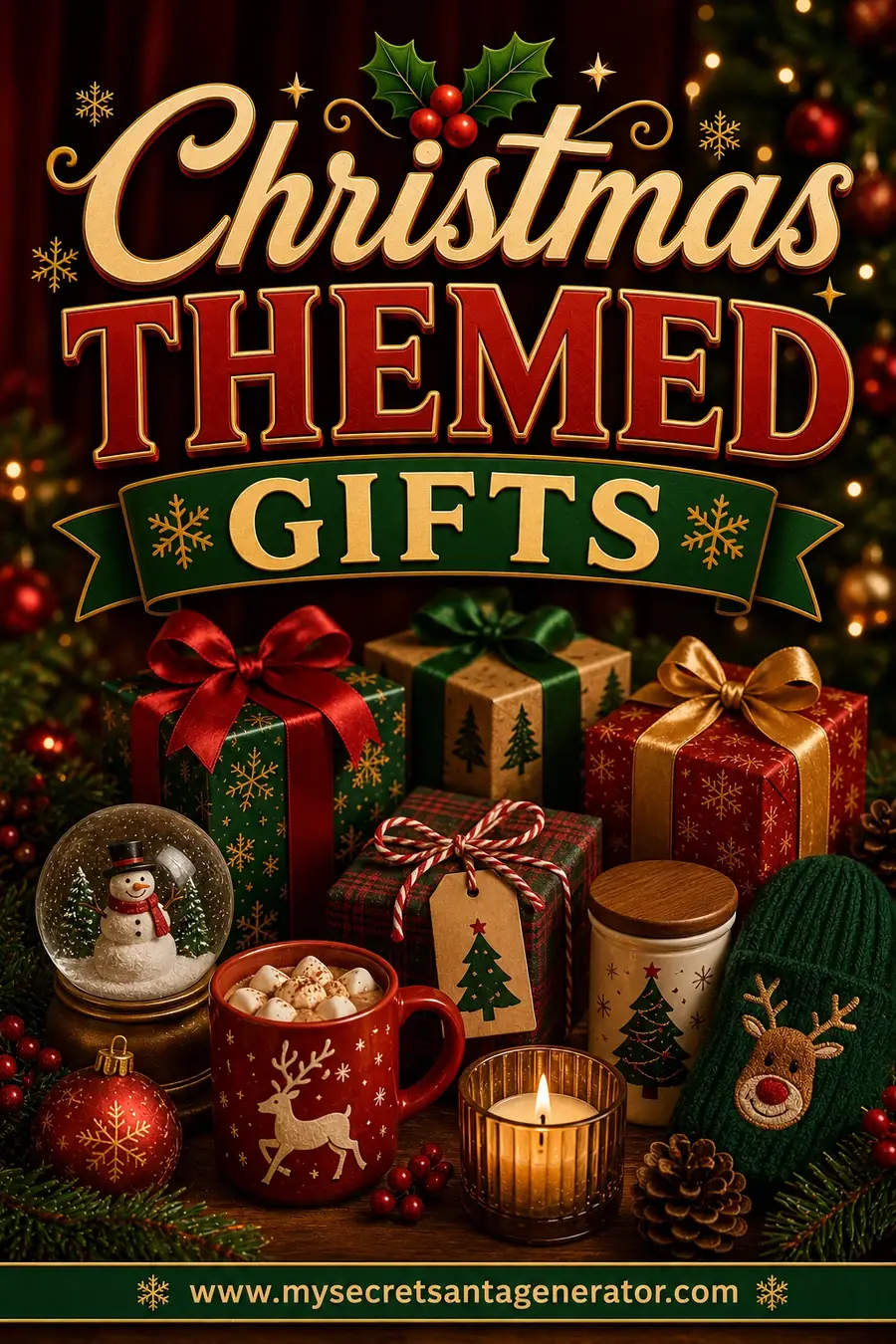 Christmas-Themed Secret Santa Gifts: Full Holiday Energy