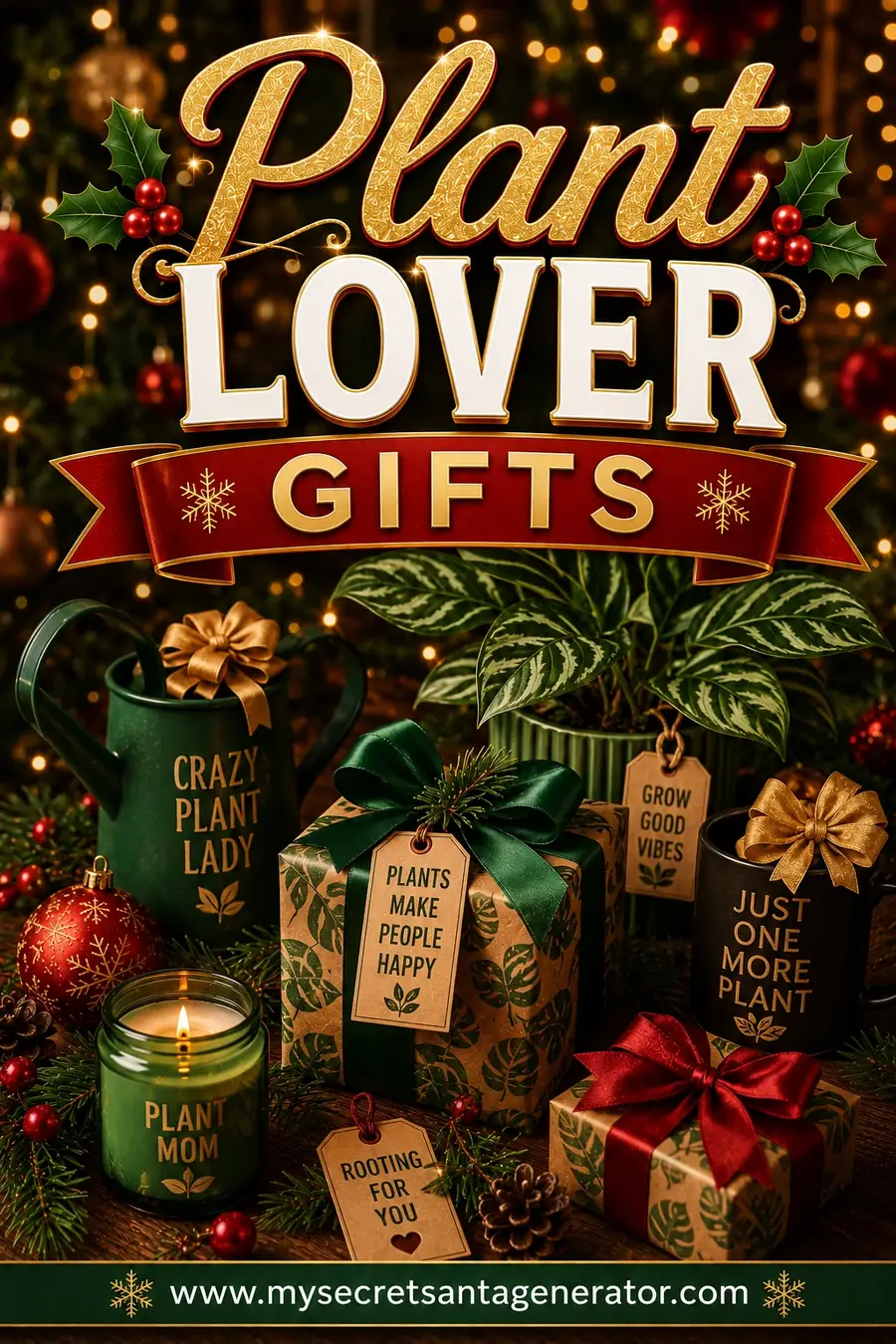 Secret Santa Gifts for Plant Lovers: Picks for the Person Whose Home Is a Jungle