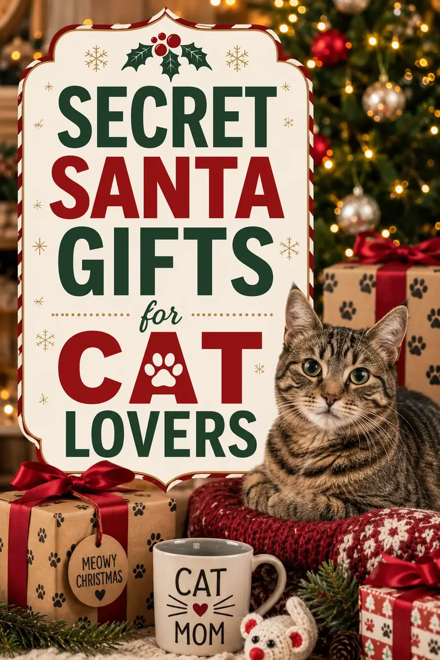 Secret Santa Gifts for Cat Lovers: 30 Purr-fect Ideas
