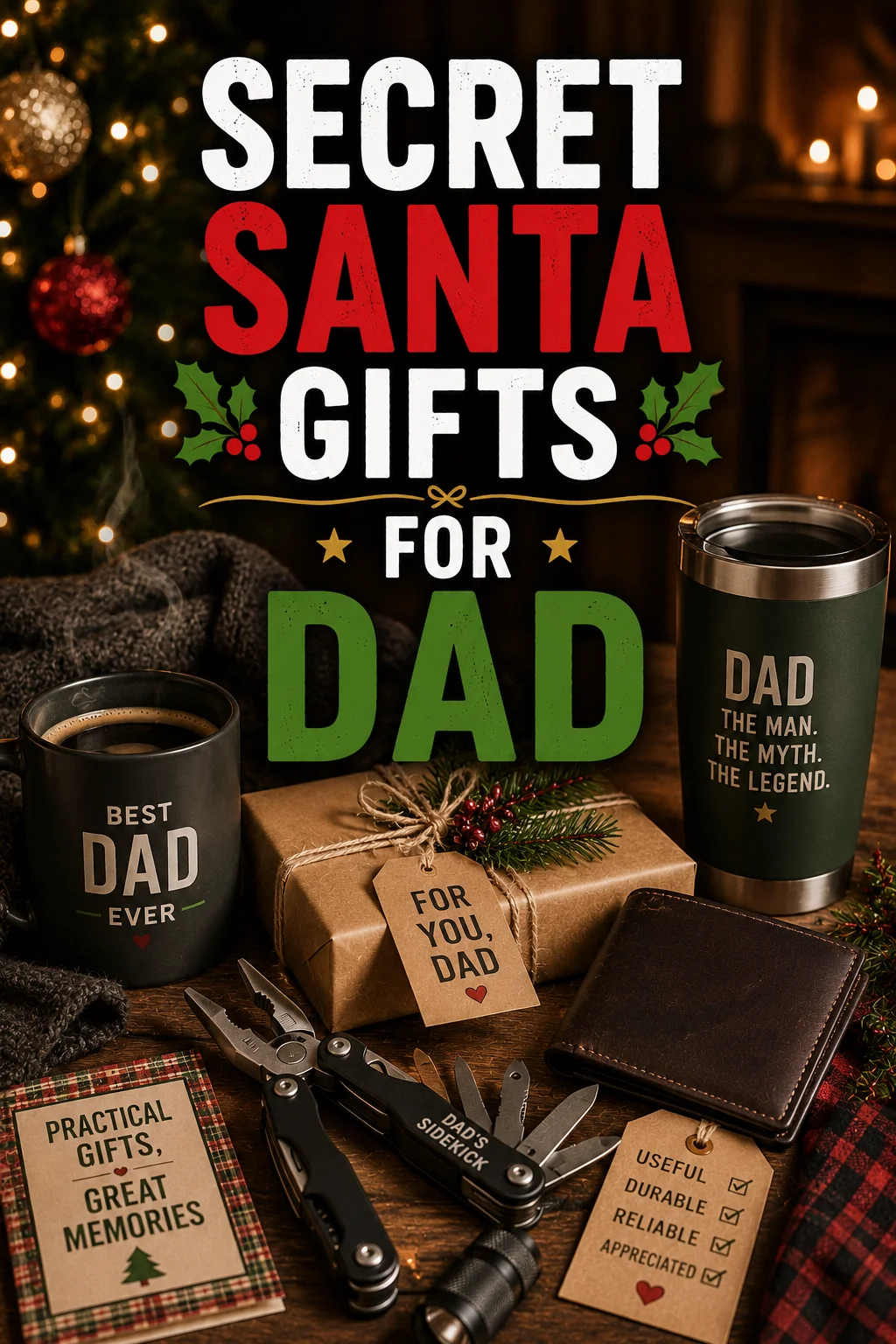 Secret Santa Gifts for Dad: What He'll Actually Use