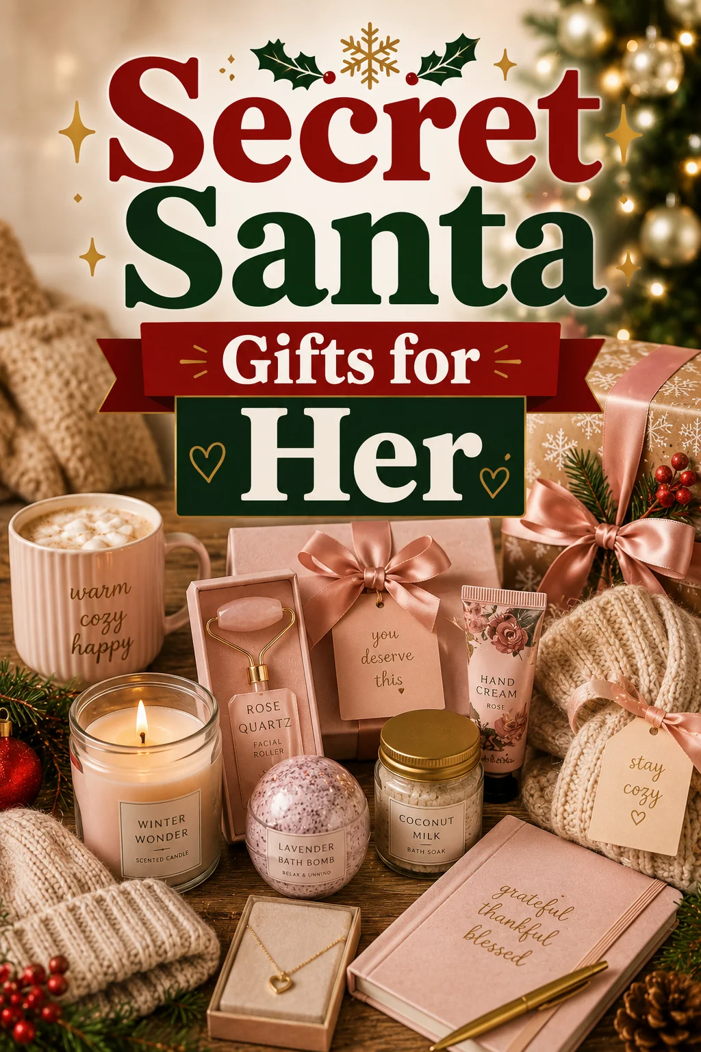 Secret Santa Gifts for Her: Ideas She'll Actually Love