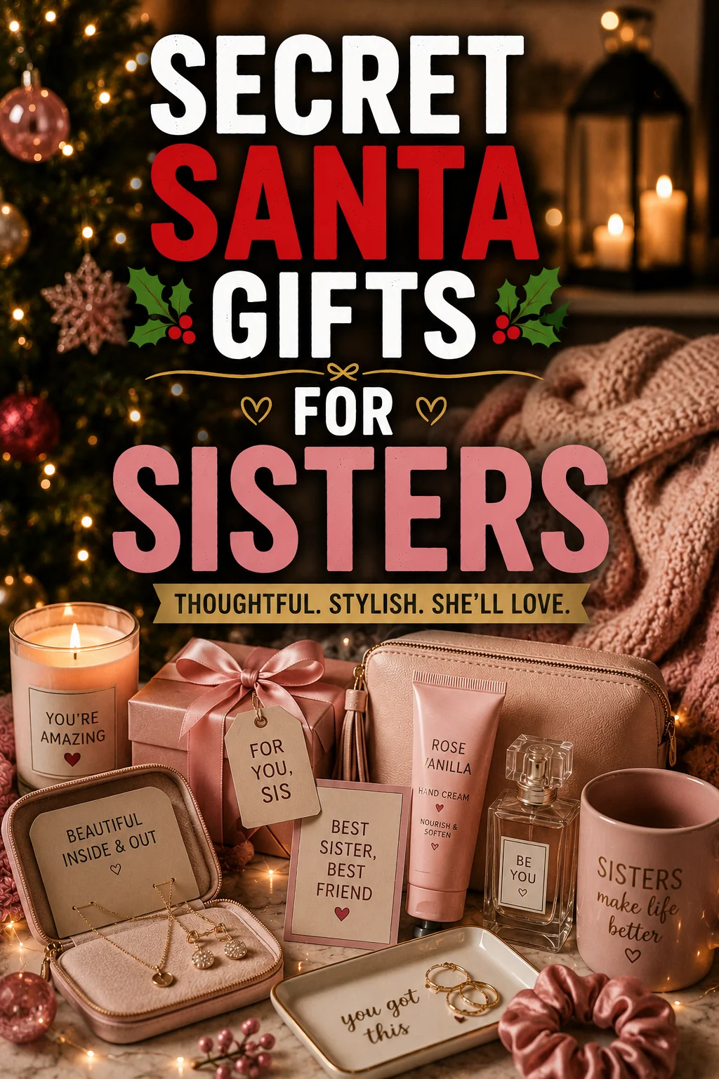 Secret Santa Gifts for Sister: Picks She'll Actually Be Happy About