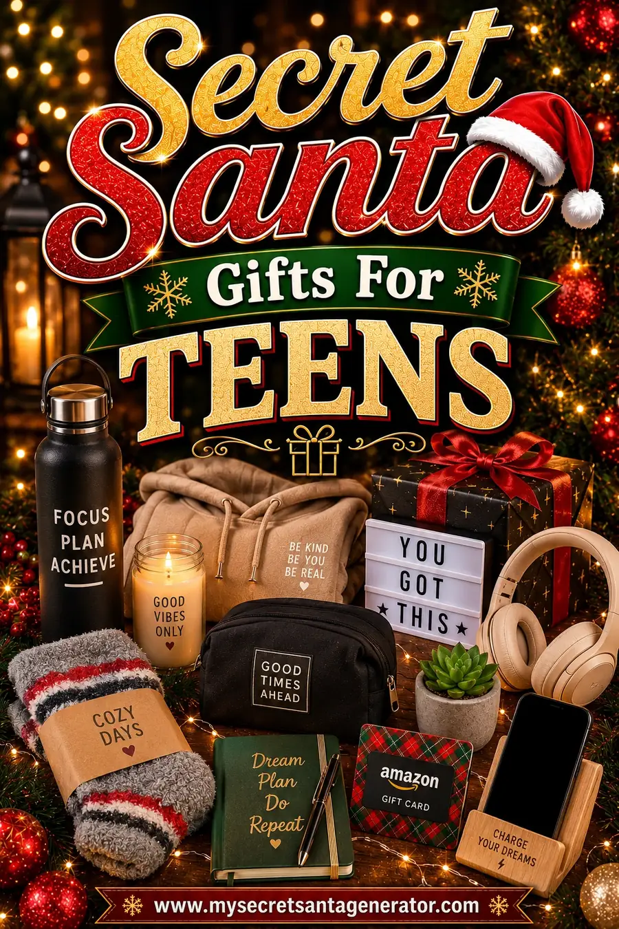 Secret Santa Gifts for Teens: What They'll Actually Keep