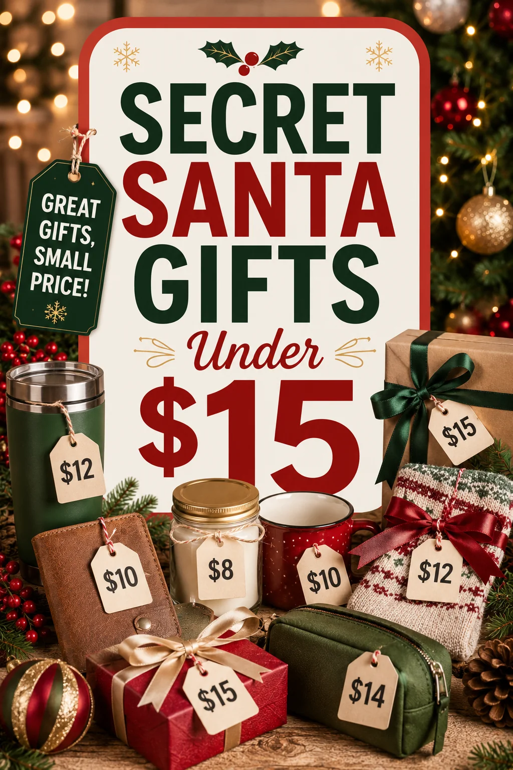 Secret Santa Gifts Under $15: The Solid Middle Ground