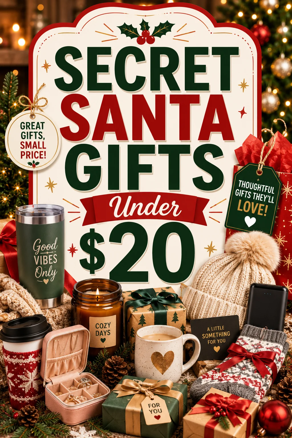 Secret Santa Gifts Under $20: The Sweet Spot