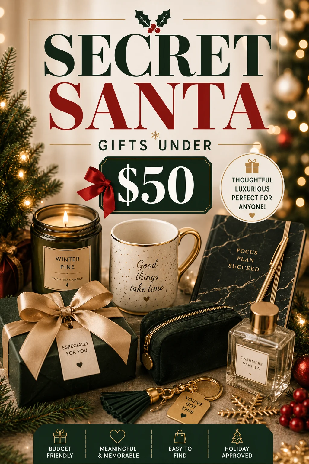 Secret Santa Gifts Under $50: When You Drew Someone You Actually Like