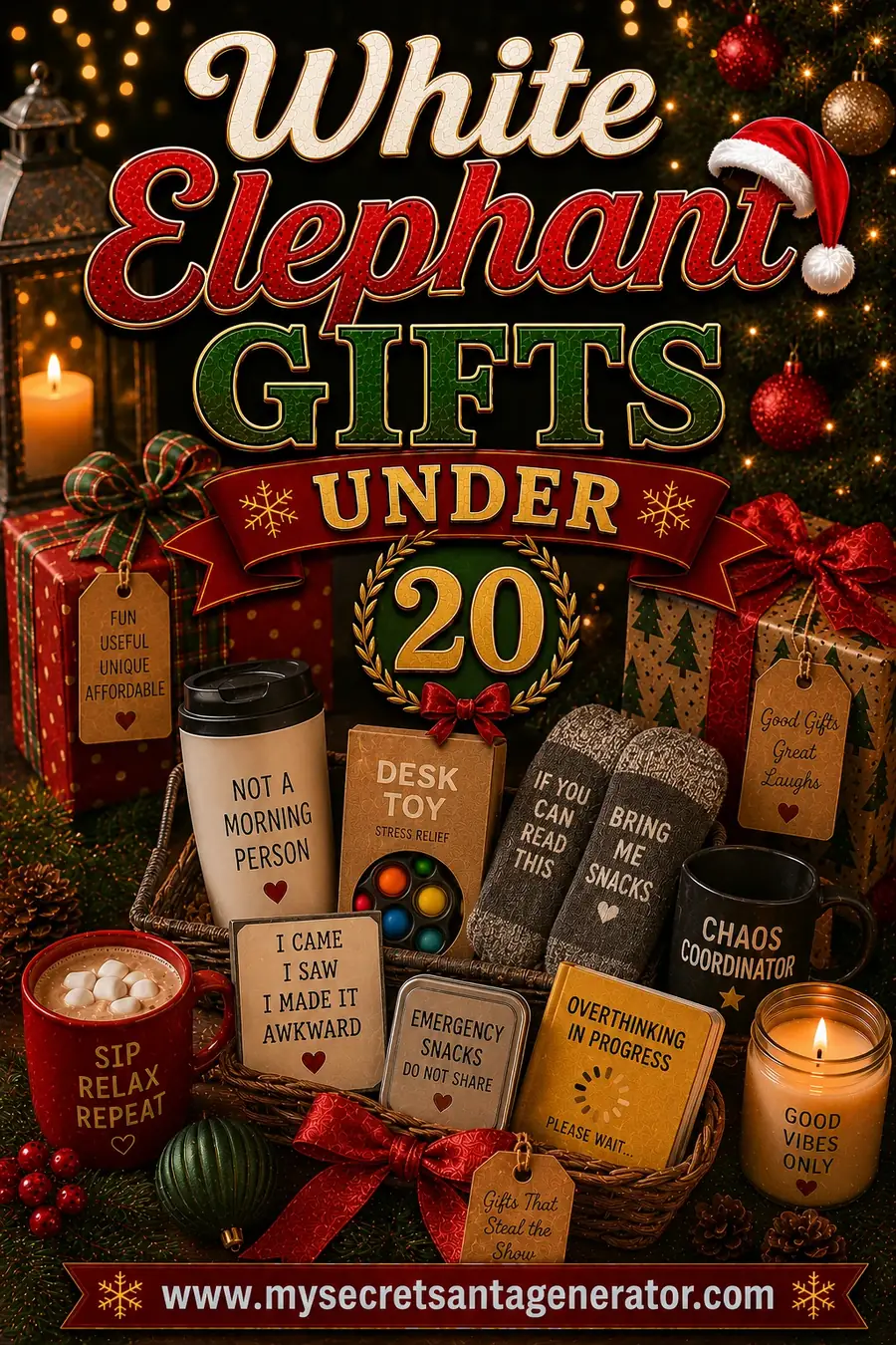 White Elephant Gifts Under $20: Good Enough to Steal